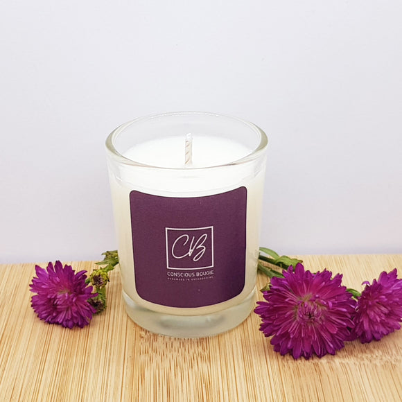 Black Plum and Rhubarb Soy Wax Candle
