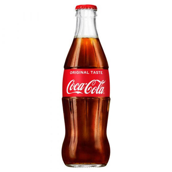 A bottle of 200ml Coca-Cola