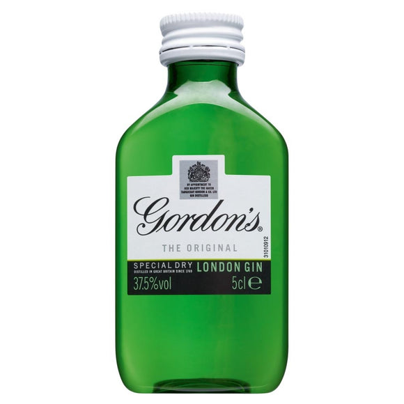 A 50ml bottle of Gordon's gin