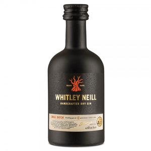 A 50 ml bottle of Whitley Neill gin